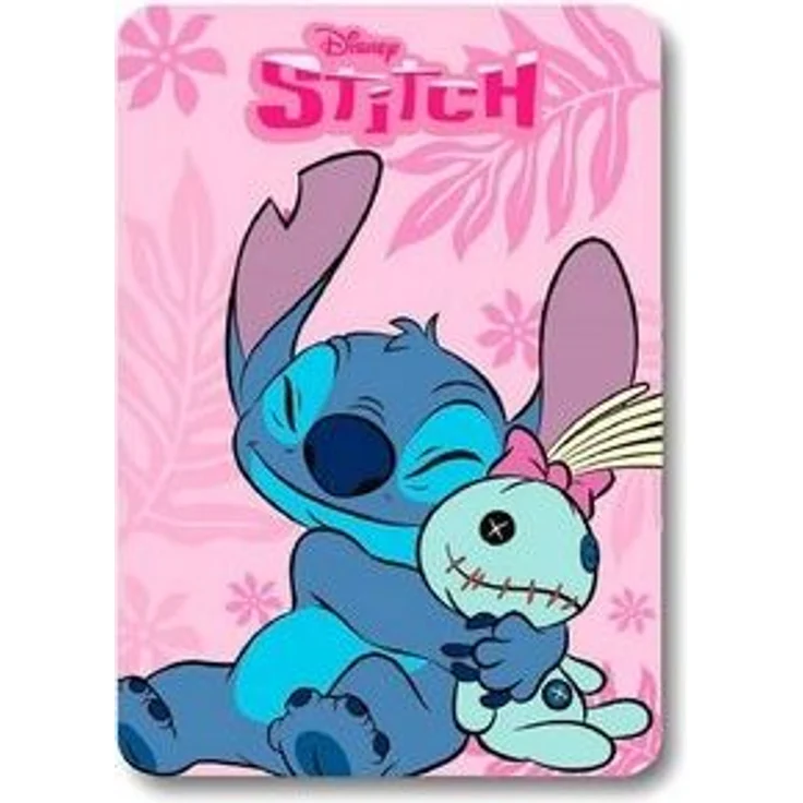 Lilo & Stitch Kuscheldecke in Rosa – Gemütliche Fleecedecke, 140x100 cm – Bild 4