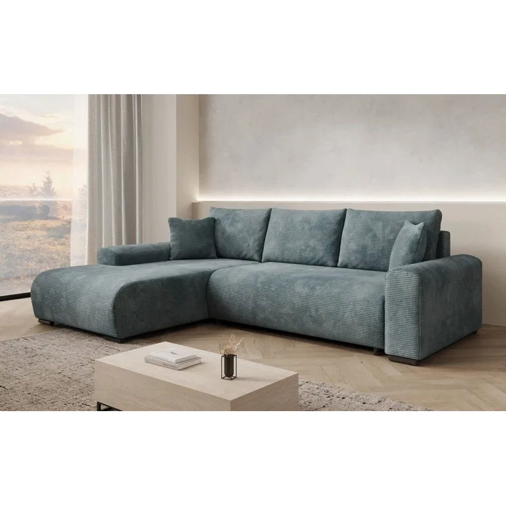 Luxusbetten24 Schlafsofa Designer Sofa Hanna, mit Schlaffunktion und Stauraum