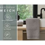 ZOLLNER Handtücher, Frottier (4-St), 50 x 100 cm, 100% Baumwolle, vom Hotelwäschespezialisten