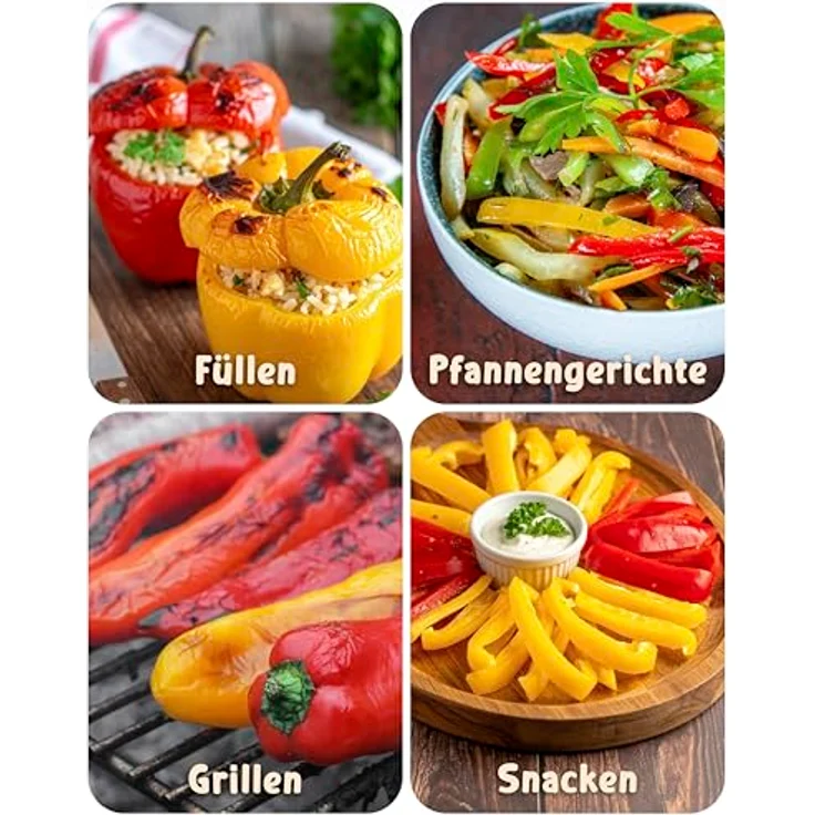 ZenGreens® - Bio Paprikasamen im 6er Set - 6 Paprika Samen für den einfachen Anbau im Garten, Balkon oder Hochbeet - Pflanzensamen - Saatgut – Bild 12