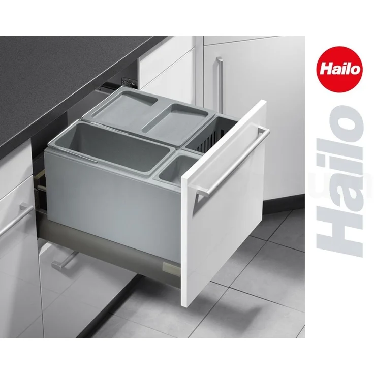 Hailo Abfallsammler 3630451 XX Inset Aufsatz XXL 18 + 12 + 4.1 Liter – Bild 2