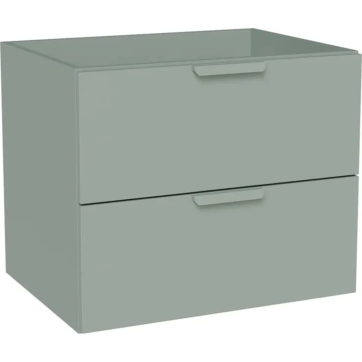 Vente-unique - Hängender Waschtischunterschrank – Salbeigrün – B60 cm – AVORELI