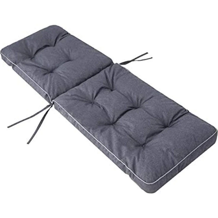 Bjird Liegenauflage Auflage für Liegestuhl 160x50x8, extra dicke Polsterauflage für klappbare Gartenliege/Sonnenliege – Bild 6