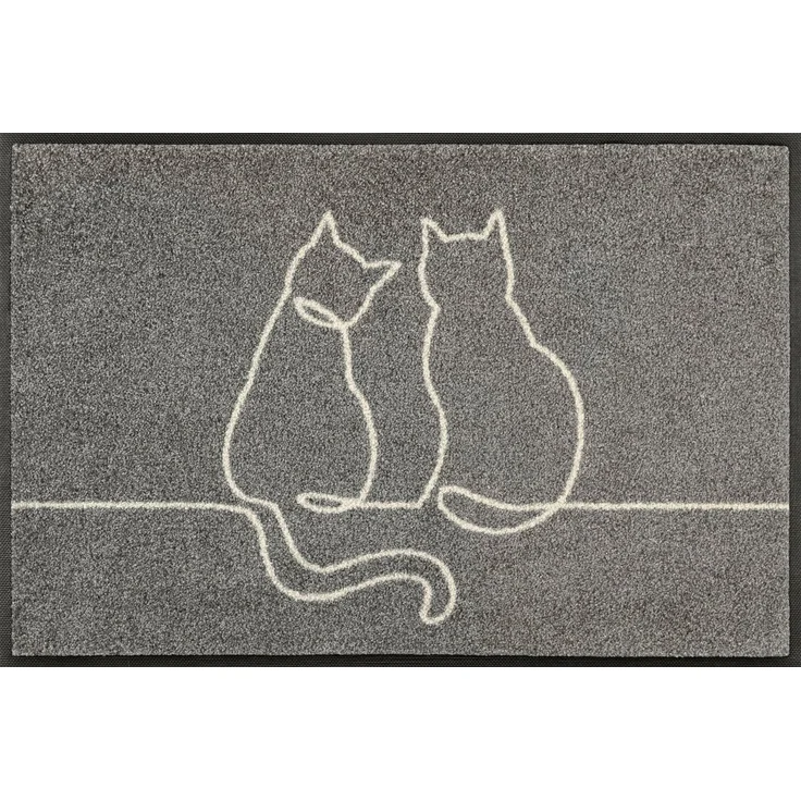 wash+dry by Kleen-Tex Fußmatte Fußmatte 50 x 75 cm Lovetails waschbar, Eingangsmatte normal, Höhe: 500 mm – Bild 1