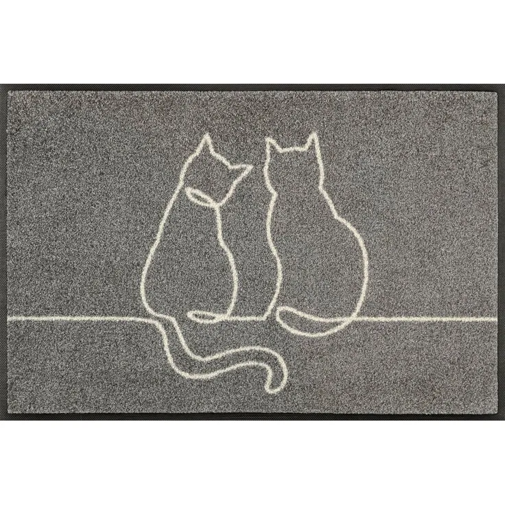 wash+dry by Kleen-Tex Fußmatte Fußmatte 50 x 75 cm Lovetails waschbar, Eingangsmatte normal, Höhe: 500 mm