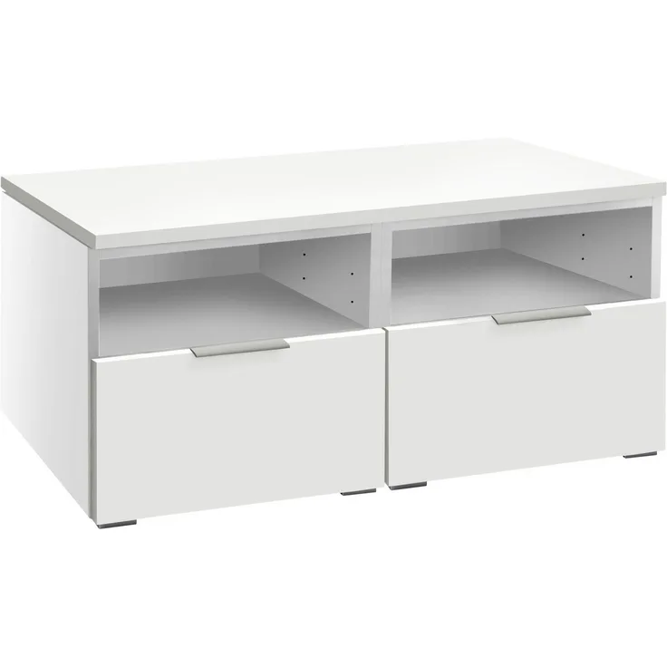 Hasena Kommode Owita Weiß, 2 Schubladen & Ablage zerlegt, zerlegt (zum Selbstaufbau) 90x49x40 cm – Selezione