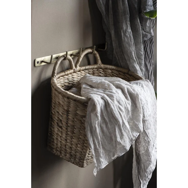 Wandkorb Korb Weidenkorb 2 Henkel Deko Korb Weide Braun Ib Laursen 2916-67 – Bild 3