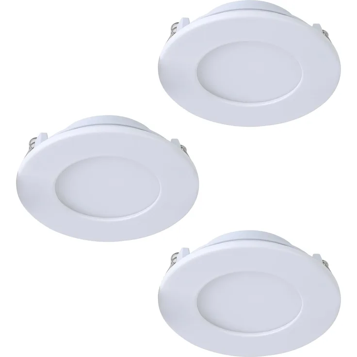 Eglo 900099 LED Einbauleuchte FUEVA-Z weiss H:2. 6cm Ø8. 5cm rund IP20/44 dimmbar 2700-6500K mit Connect-Z Funktion