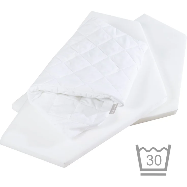 roba Laufgittermatratze - Matratze für 6-eckige Laufgitter - LxB: 112x97 cm - Weiß gesteppt – Bild 5