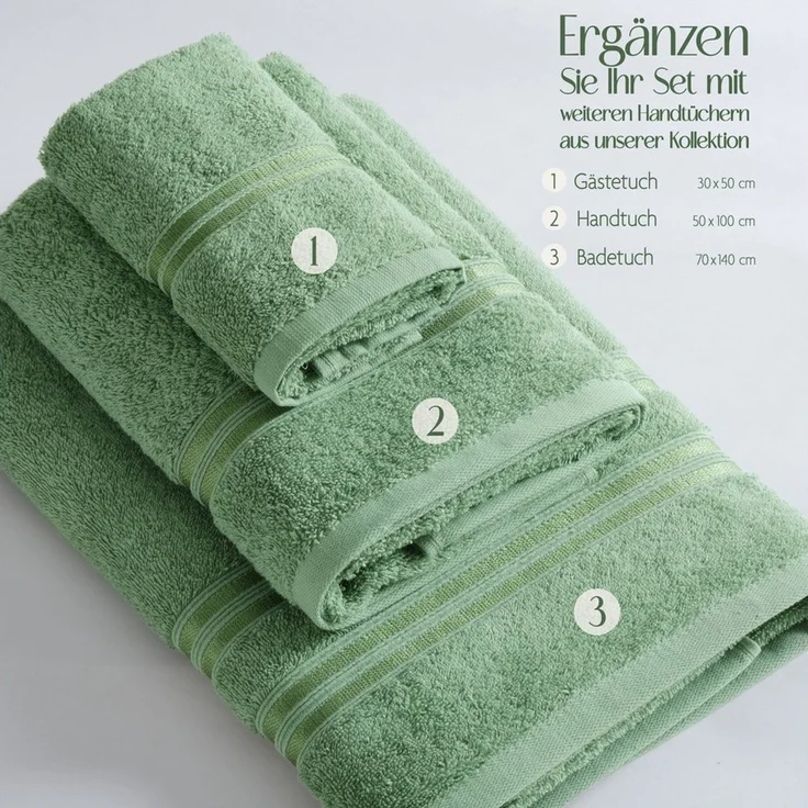 Hammetex Guest Towels Set of 5 30x50 cm – 100% Cotton Terry – Oeko-TEX Certified – Soft, Absorbent – with Hanging Loop – Bild 4