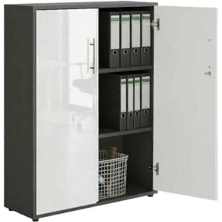 moebel-dich-auf Aktenschrank OFFICE EDITION (Set 4, abschließbar, Metallgriffen) Made in Germany – Bild 6