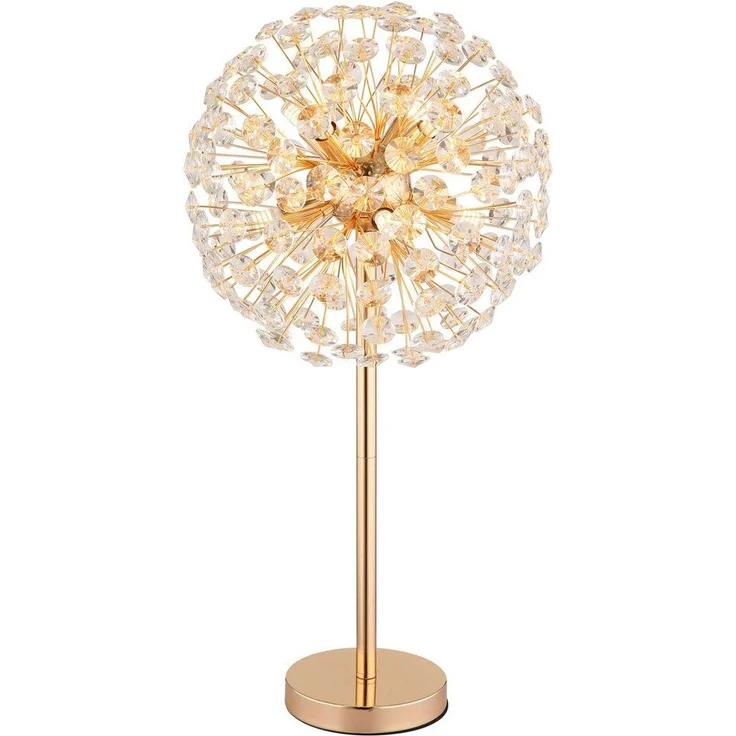 GLOBO LIGHTING Tischleuchte KATRINA, LED fest integriert, Warmweiß, Tischlampe Nachttischlampe Deko-Tischleuchte Schlafzimmer – Bild 5