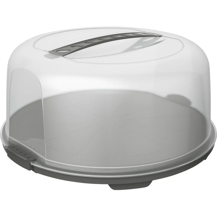 Rotho Tortenglocke hoch Fresh Ø 36 x 17 cm holzkohle schwarz – Bild 2