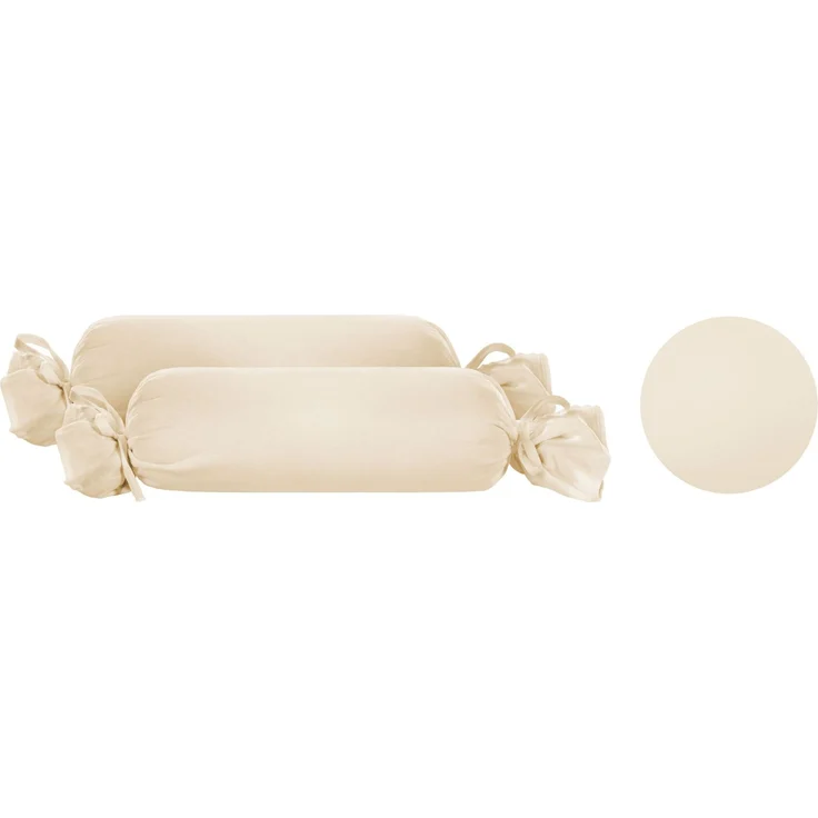 biberna Feinjersey-Kopfkissenbezug, kitt, 15x40 cm – Bild 5