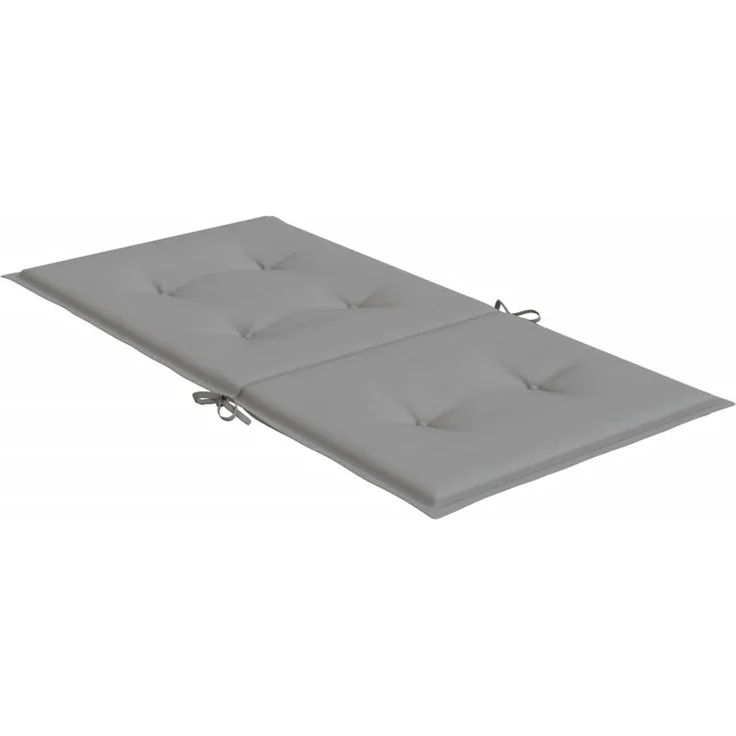 vidaXL Gartenstuhlauflagen für Niedriglehner 2 Stk. Grau Oxford-Gewebe 47550 – Bild 6