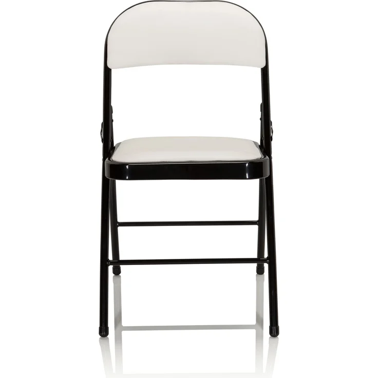 hjh OFFICE Besucherstuhl Konferenzstuhl TUDELA Kunstleder Weiß – Bild 1