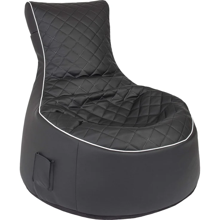 Sitzsack 65x90x95cm Schwarz – Bild 1