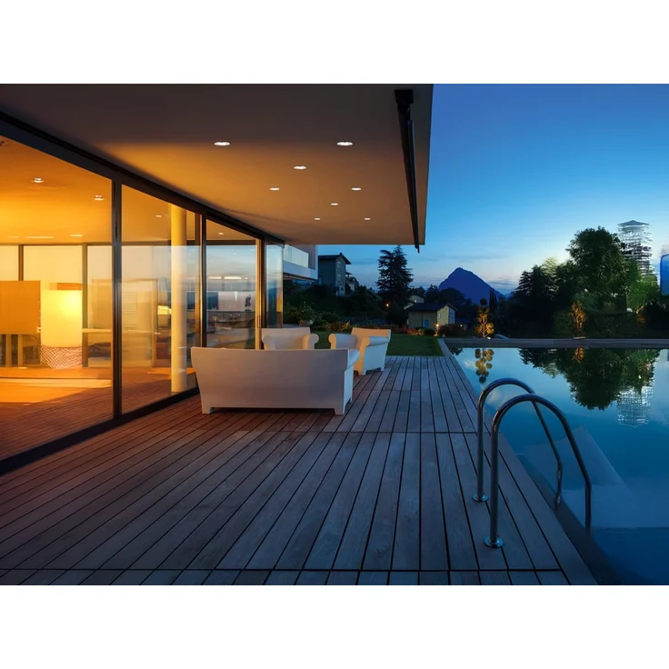 4er SET IP65 LED Deckeneinbaustrahler Weiß rund, dimmbar, Ø 8,5cm – Bild 5