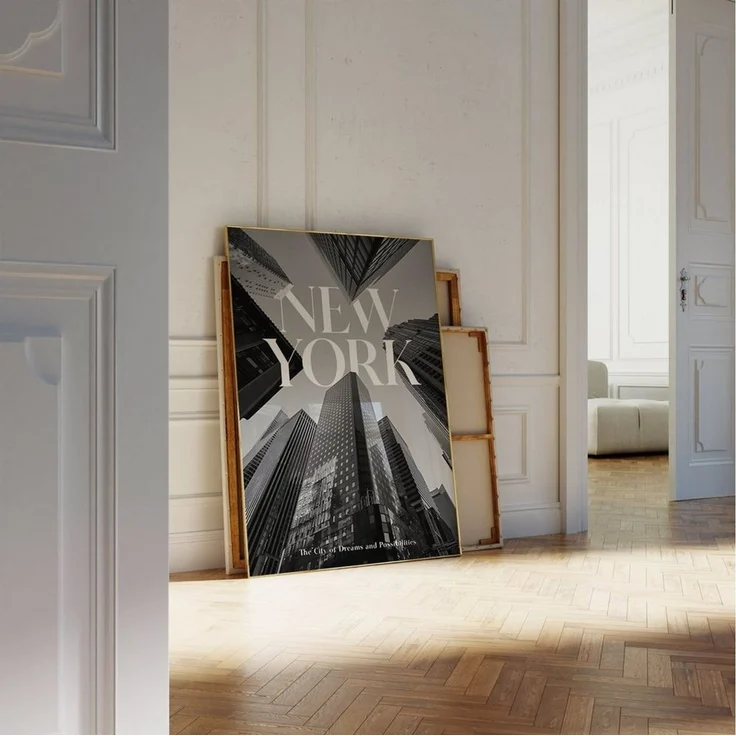JUSTGOODMOOD Poster Premium ® New York Poster · Wolkenkratzer · ohne Rahmen, Poster in verschiedenen Größen verfügbar – Bild 4