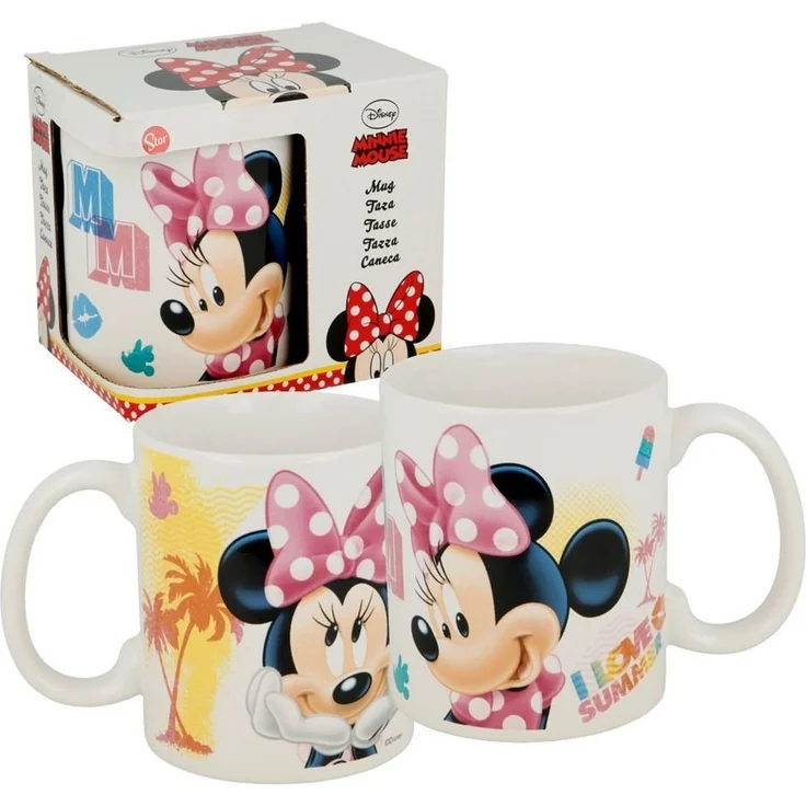 Disney Minnie Mouse Kindertasse ca. Ø 9 x 10 cm und 325 ml in Geschenkbox – Bild 4