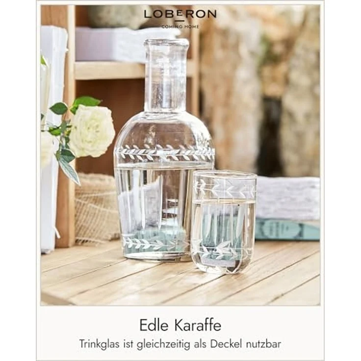 Mirabeau Wasserkaraffe Karaffe Mardor klar – Bild 2