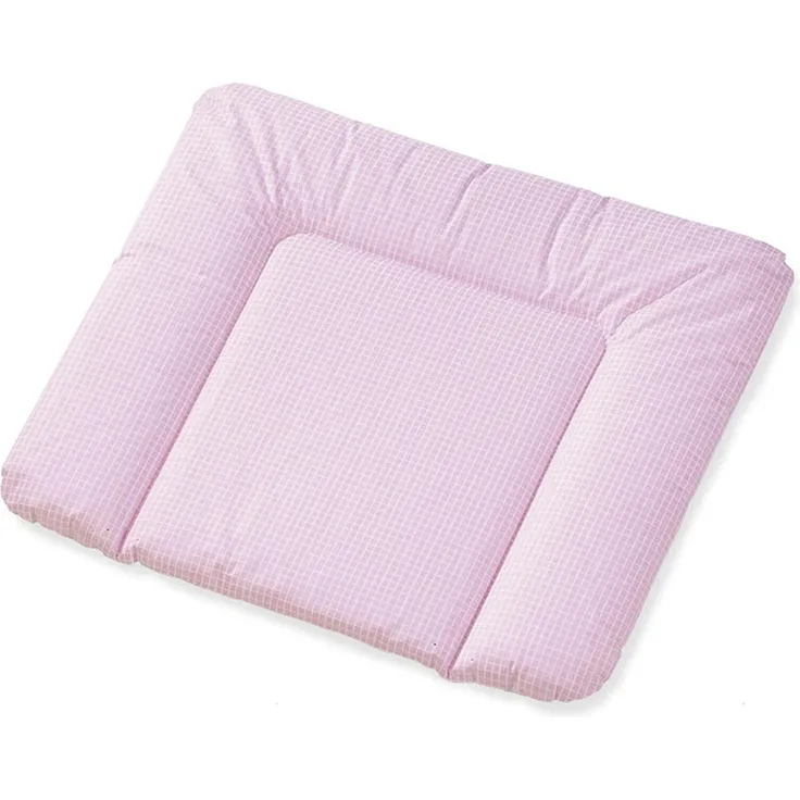Pinolino 71676-7 - Wickelauflage Komfort, Folie, 'Karo Helsinki' rosa
