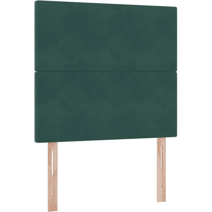 vidaXL Aufbewahrungsbett mit Matratze Dunkelgrün 100 x 200 cm Samt 3371952 – Bild 9