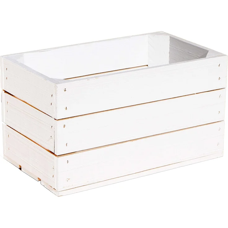 Kistenkolli Altes Land Allzweckkiste Regalkiste "Hilde" weiß ohne (Spar-Set, 1er Set) – Bild 4