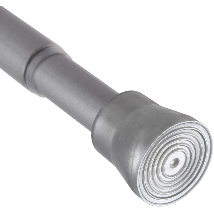 Verstellbare Vorhangstange - Spannstange zum Klemmen Silber Ø16/19 mm 120-210 cm – Bild 1