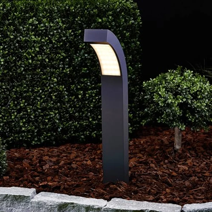 Lucande Außen-Stehlampe Lennik, 1 x 4,2 W LED, warmweiß – Bild 3