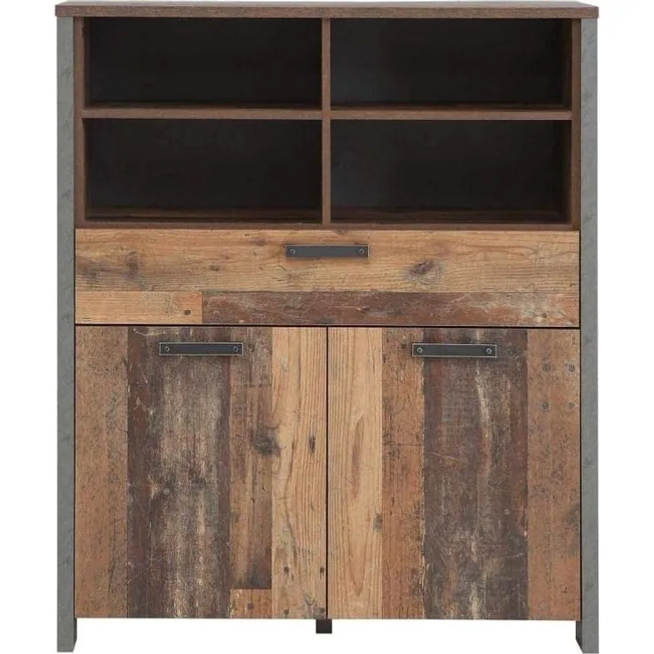 Highboard CLIF Old Wood Vintage