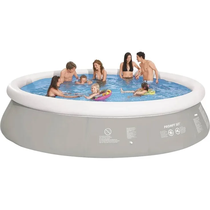 Jilong Aufblasbarer Pool Grau 450×122 cm 90778