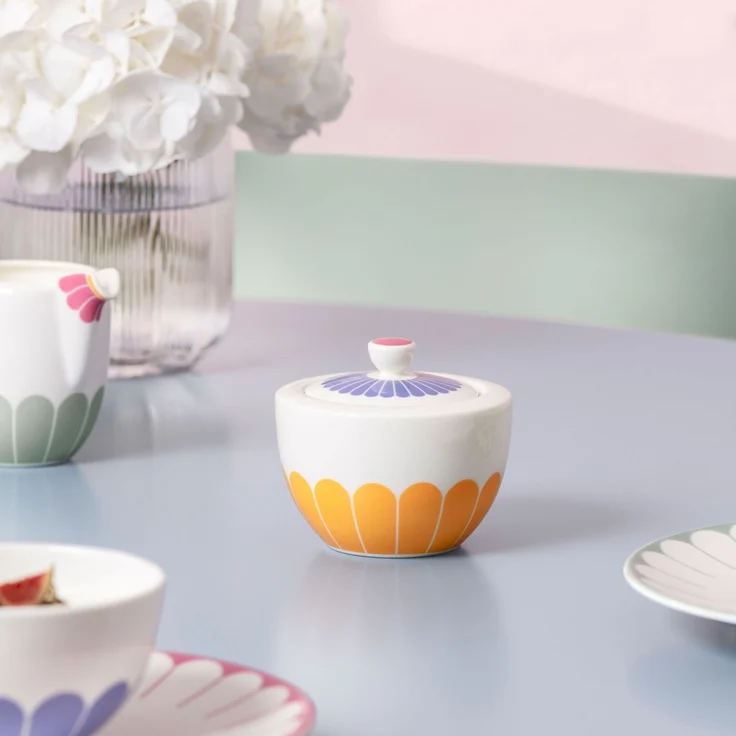 Villeroy & Boch Fleur Couleur Milch- und Zuckerset 2-teilig – Bild 3