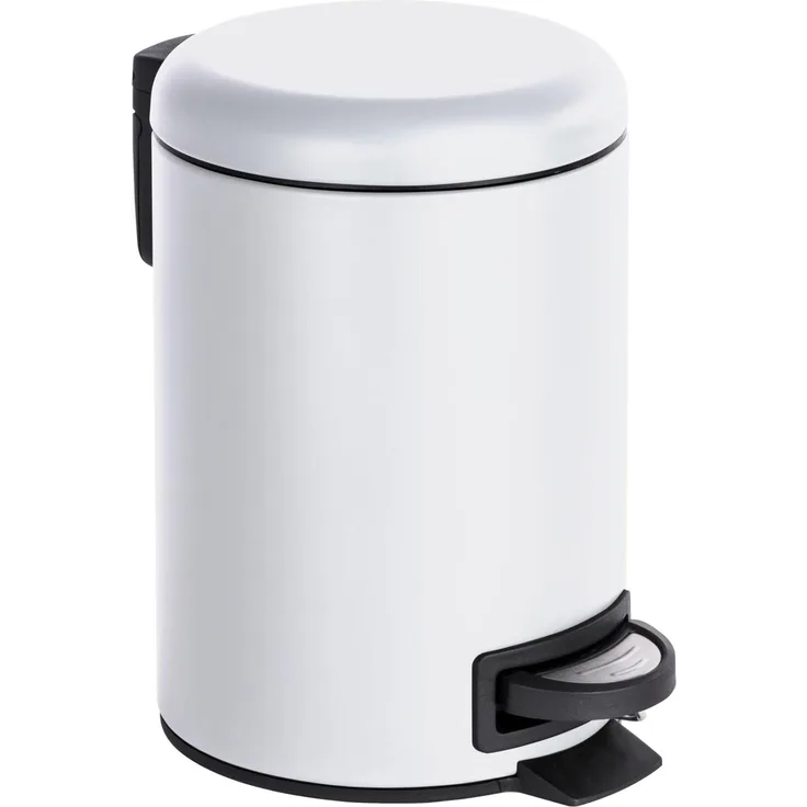 Badkorb LEMAN MATT weiß, Abfalleimer, 3 l, WENKO - WENKO