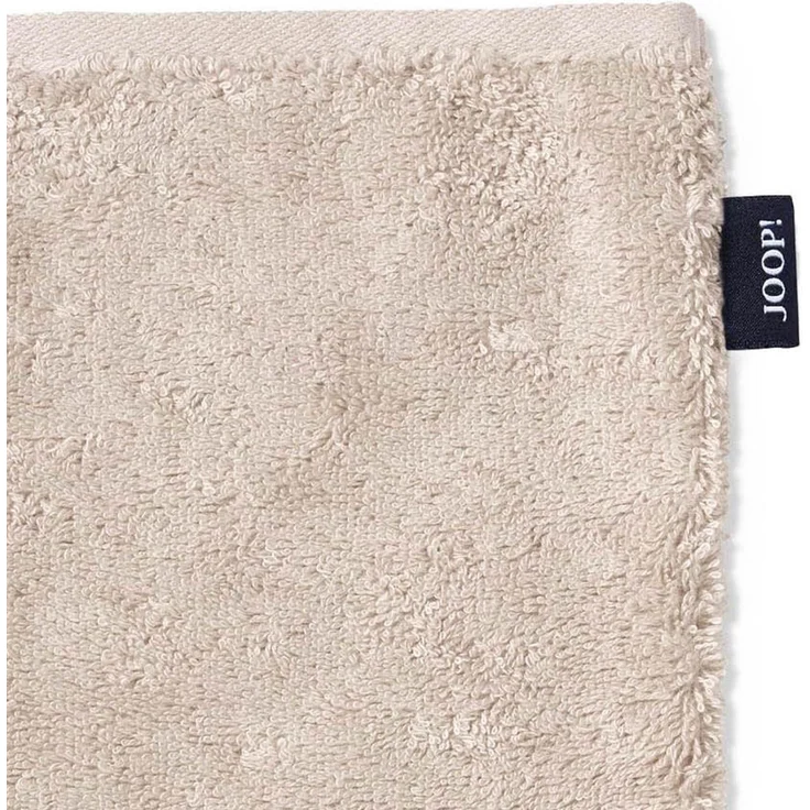 JOOP! Waschlappen, 3er Pack - Waschhandschuh, Doubleface, Walkfrottier Creme 16x22cm – Bild 3