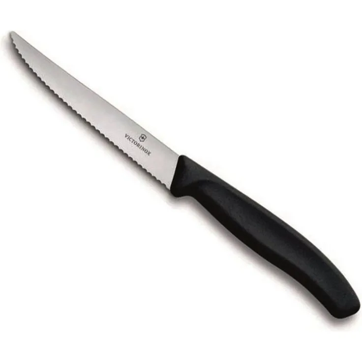 VICTORINOX Steakmesser Swiss Classic spitze Spitze schwarz 109758