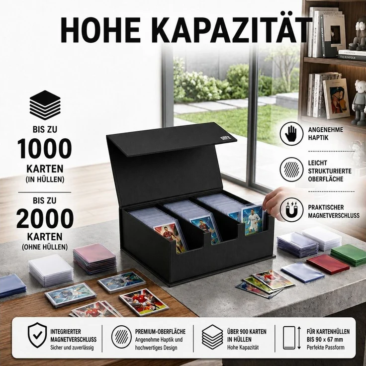 Safe-Album Aufbewahrungsbox Box für Gaming und Sport-Cards 3er BIG – Bild 4