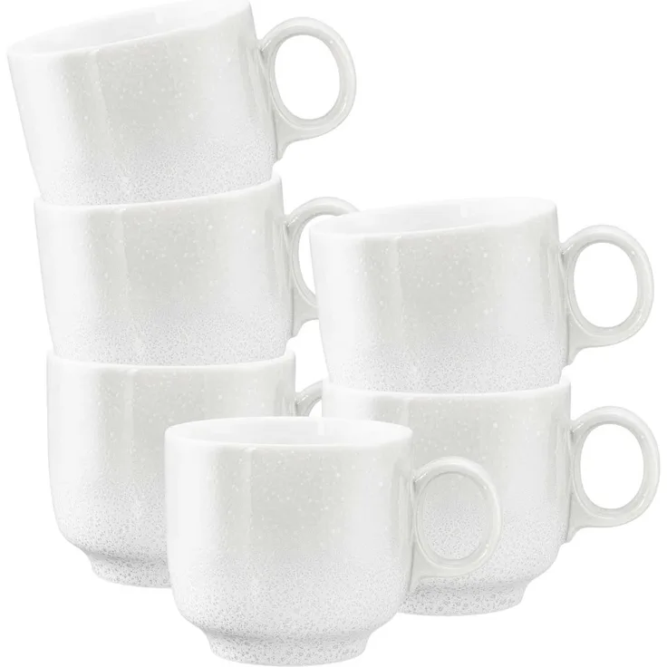 Seltmann Weiden Sento Home Cappuccinotasse 300 ml 6er Set Weiß