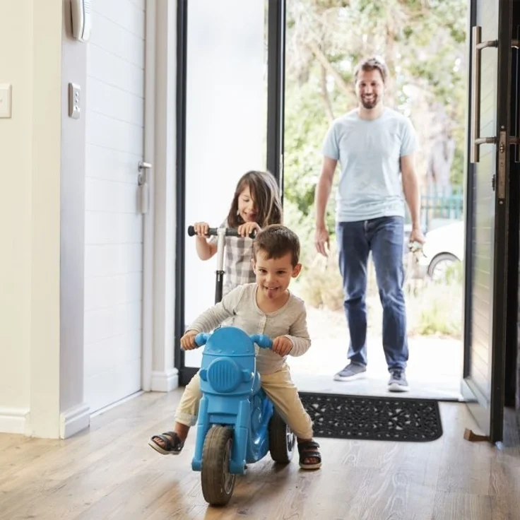 Gummi Fußmatte mit Ornamenten 10039384 – Bild 3