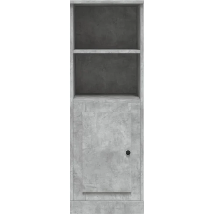 Highboard, BuffetSchrank, Büroschrank Betongrau 36 x 35,5 x 103,5 cm Holzwerkstoff – Bild 6