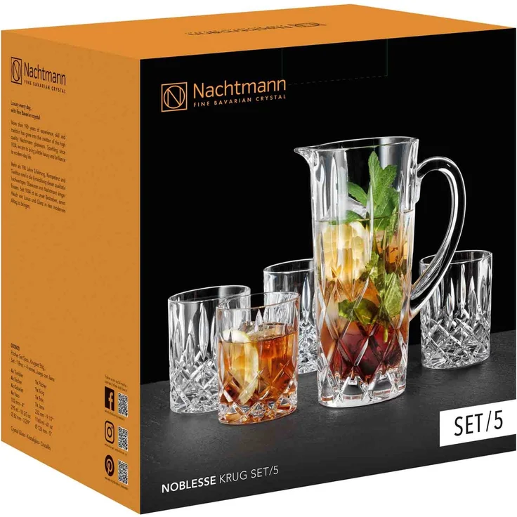 Nachtmann Noblesse Becher- & Krug-Set 5-teilig – Bild 5