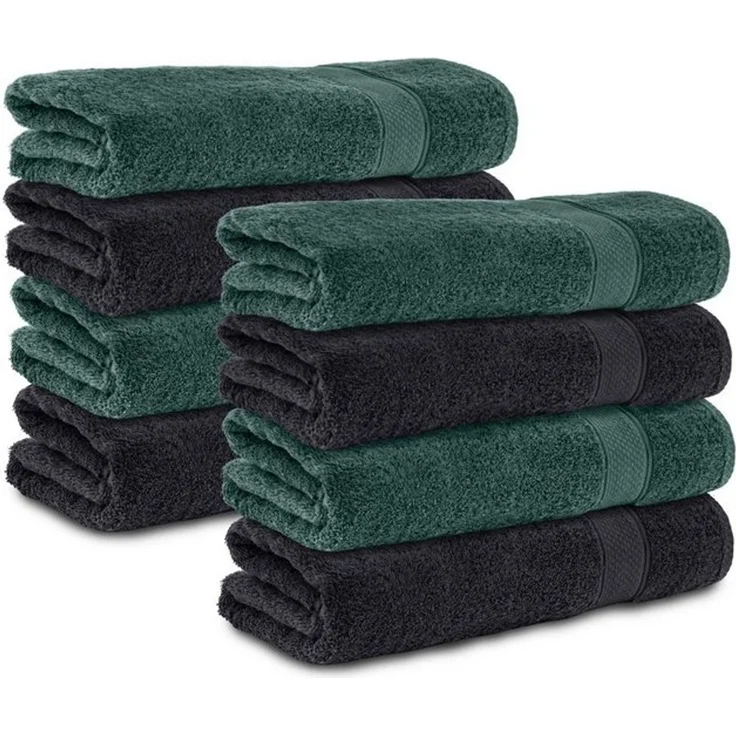 Komfortec Handtuch Set 50x100 cm aus 100 % Baumwolle, Frottee (Packung, 8-St), Handtücher Set, Weich, Towel – Bild 4