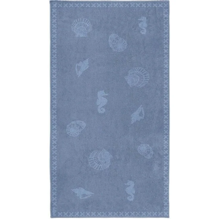 Seahorse Strandtuch Shells, Jacquard-Velours (1-St), mit Meeres Motiven – Bild 4
