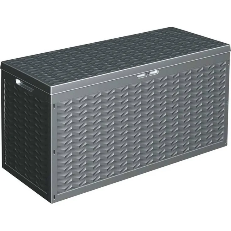 ProGarden Gartenbox mit Griffen 300 L Grau 436102