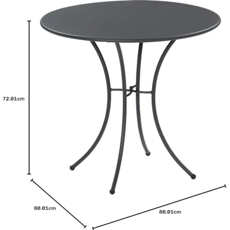 Pigalle Gartentisch Antik Eisen Stahl – Bild 2