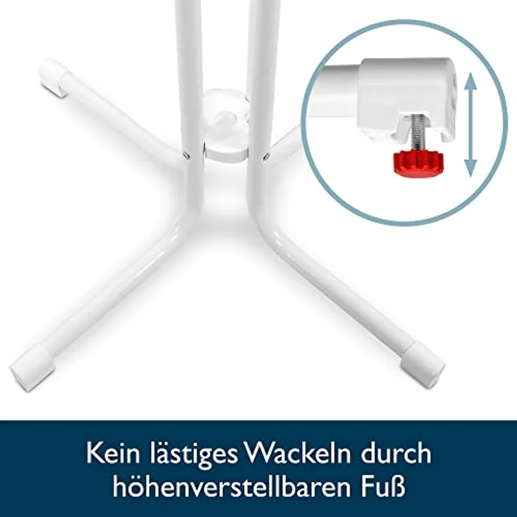 Beautissu Stehtisch Sylt Weiß, 70cm ∅ – Bild 7