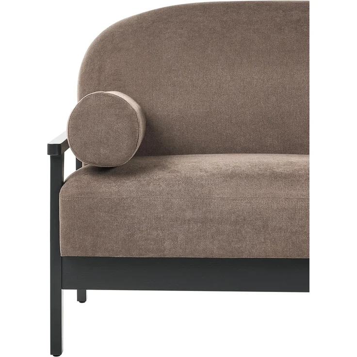 Sofa 3-Sitzer PILARNE Stoff Braun – Bild 6