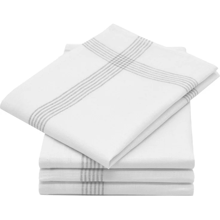 ZOLLNER Geschirrtuch, (Spar-Set, 4-tlg), 50 x 70 cm, 100% Leinen, vom Hotelwäschespezialisten – Bild 1