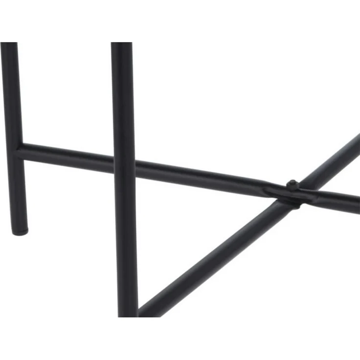 Koopman Beistelltisch Couchtisch Sofatisch Akazie Metall 45x38 cm (1-St), Akazienholz, 45x38cm, Modern, Lesetisch, Kaffeetisch – Bild 1