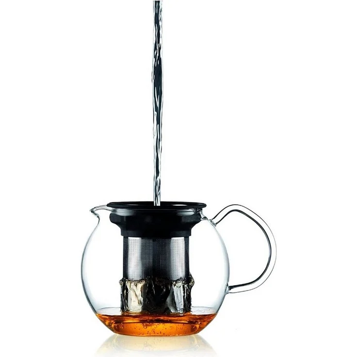 Bodum Assam Teebereiter mit Edelstahlsieb 1,0L und 2 Gläser – Bild 3